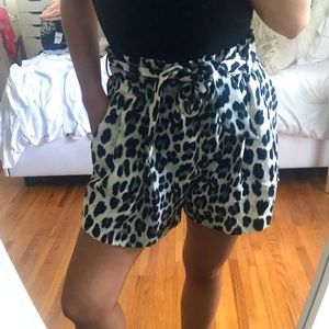 Zara Cheetah Print Shorts